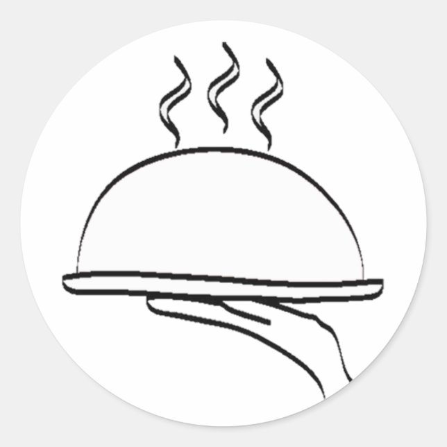 Sticker Rond Autocollant_Nourriture (Devant)