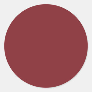 Sticker Rond Automne Couleur hiver Rouge Dahlia