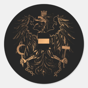 Sticker Rond Autriche
