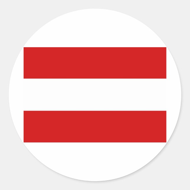 Sticker Rond autriche (Devant)
