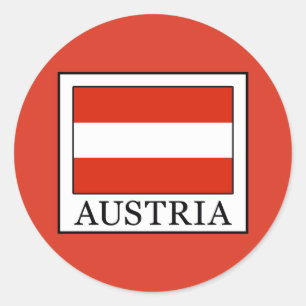 Sticker Rond Autriche