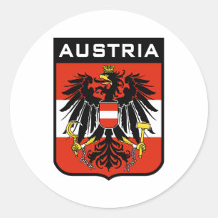 Sticker Rond Autriche