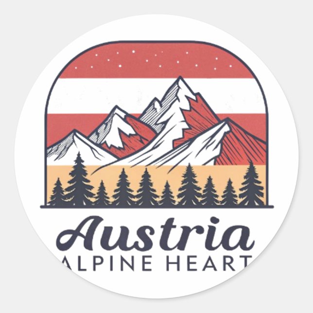 STICKER ROND AUTRICHE (Devant)
