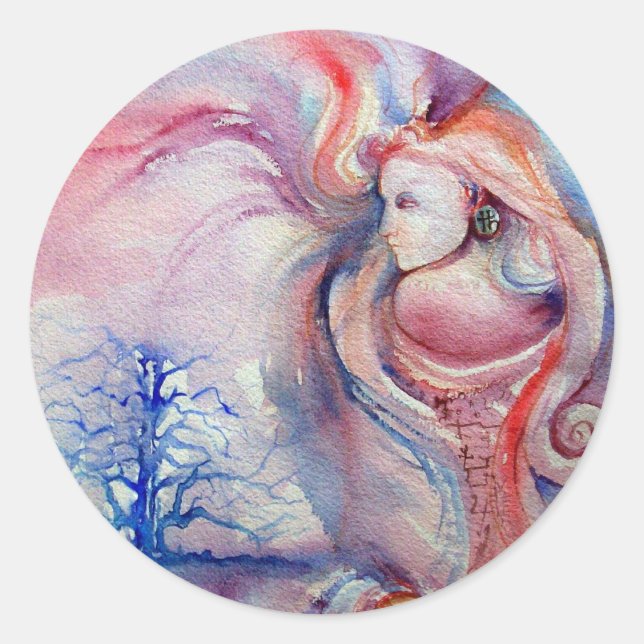 Sticker Rond AVALON / Magie et mystère (Devant)