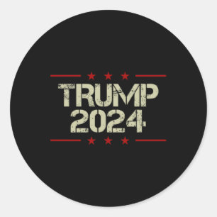 Sticker Rond Avant et arrière- Je vote pour l'hors-la-loi et le