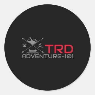 Sticker Rond Aventure 101 Trd Perforce Hors route