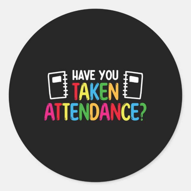 Sticker Rond Avez-Vous Pris Participation - Commis De Participa (Devant)