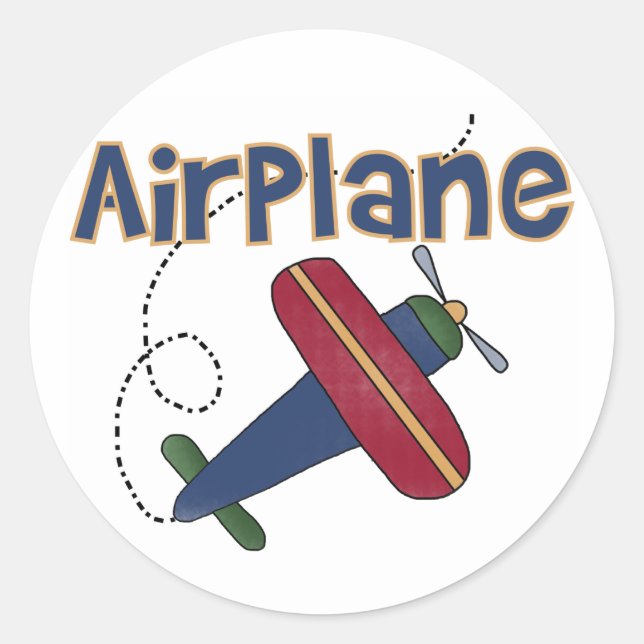 Sticker Rond Avion (Devant)