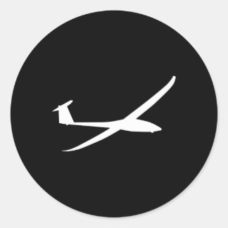 Sticker Rond Avion Avion Planeur Avion Pilote Sport