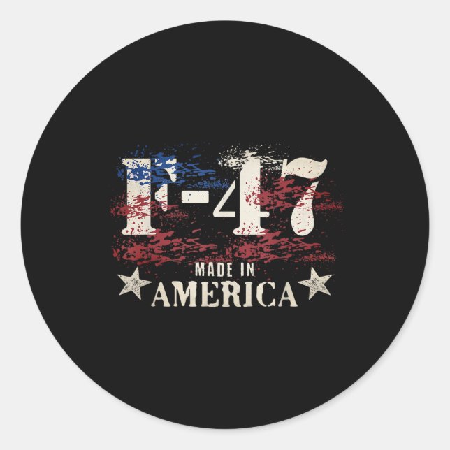 Sticker Rond Avion F47 Fighter Jet F-47 (Devant)