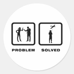 Sticker Rond Avion RC