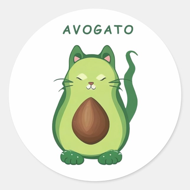 Sticker Rond Avogato (Devant)