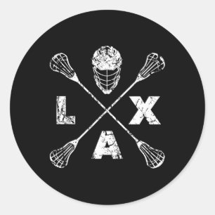 Sticker Rond Axe croisé Lacrosse