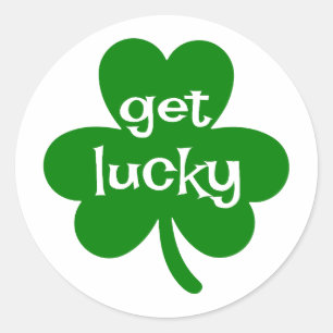 Sticker Rond Ayez de la chance ☘️