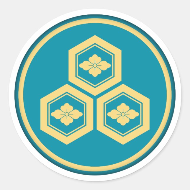 Sticker Rond Azai Clan Kamon (Devant)