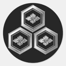 Azai Clan Kamon Argent Chrome