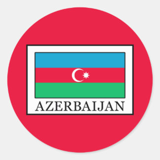 Sticker Rond Azerbaïdjan