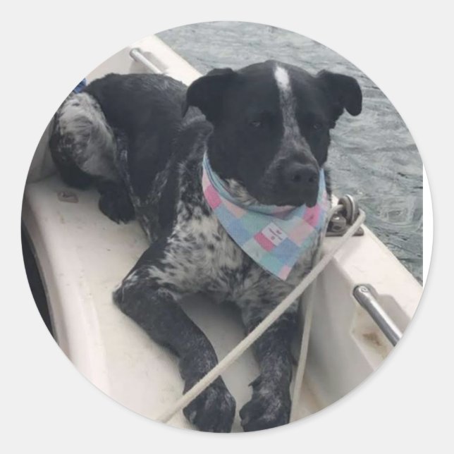 Sticker Rond Azul Premier homme (Devant)