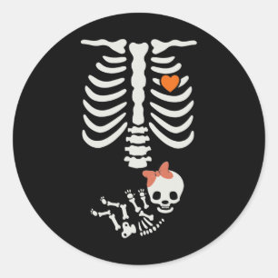 Sticker Rond Ba3 Costume d'Halloween