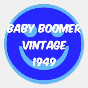 Sticker Rond baby boomer 1949