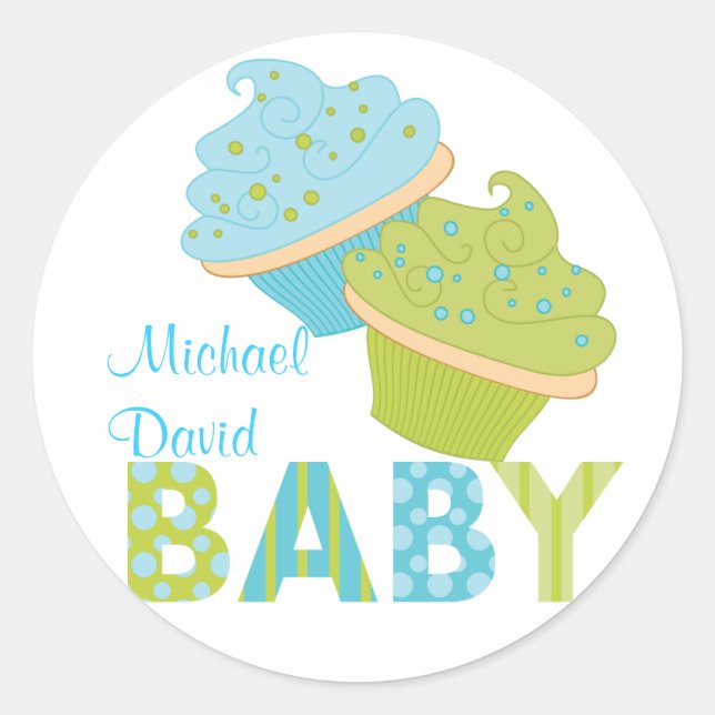 Sticker Rond Baby Cakes (Devant)