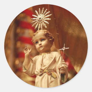 Sticker Rond Baby Jesus