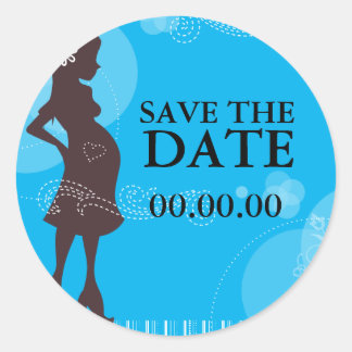 Sticker Rond Baby shower