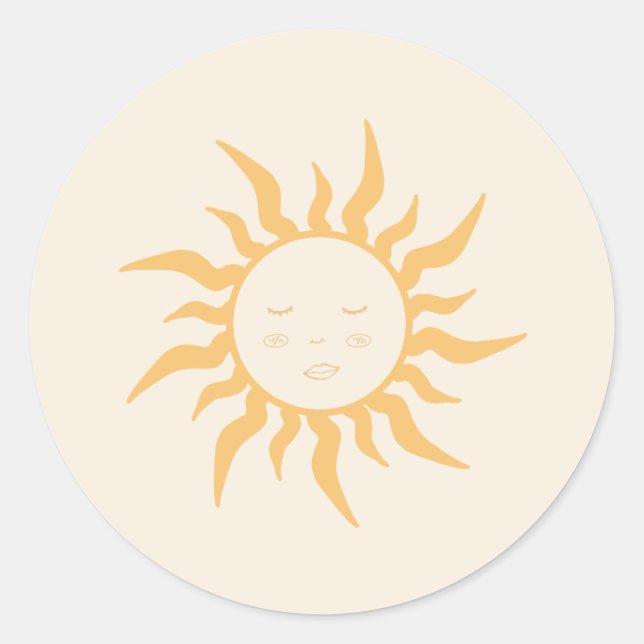 Sticker Rond Baby shower (Devant)