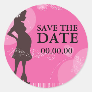 Sticker Rond Baby shower
