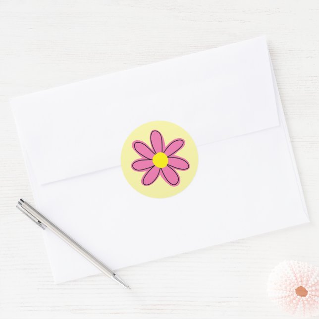 Sticker Rond Baby shower Bloom Baby Bloom (Enveloppe)