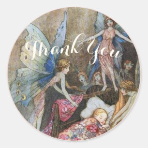 Sticker Rond Baby shower de bénédictions pour bébés roses