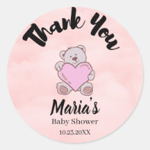 Baby shower de Merci de l'ours en peluche