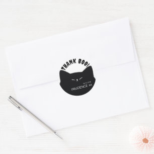 Sticker Rond Baby shower d'Halloween de Little Boo