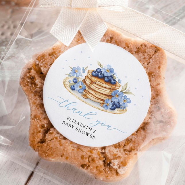Sticker Rond Baby shower Merci pour bébé Brunch (Créateur téléchargé)