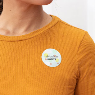 Sticker Rond Baby shower neutre pour le sexe du ballon à air ch