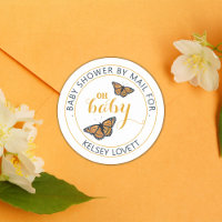 Baby shower par enveloppe papillon du courrier