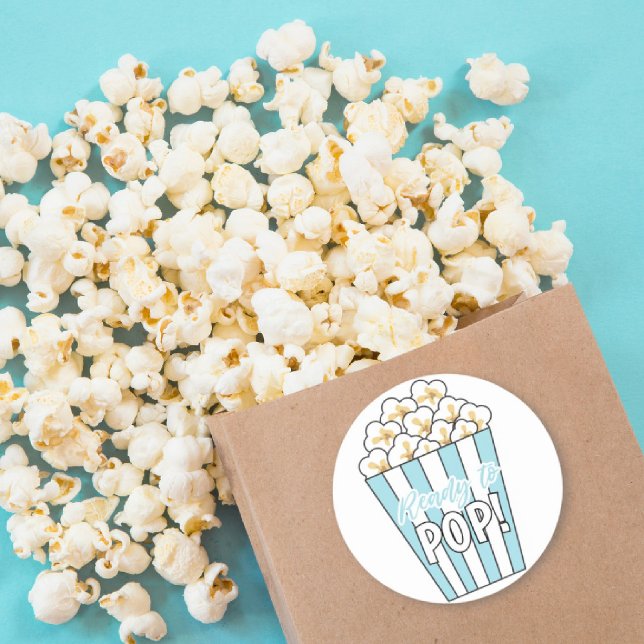 Sticker Rond Baby shower, Prêt à apparaître, balise Favor (Créateur téléchargé)