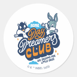 Sticker Rond Baby SYLVESTER™ & BUGS BUNNY™ Day Dreamers Club