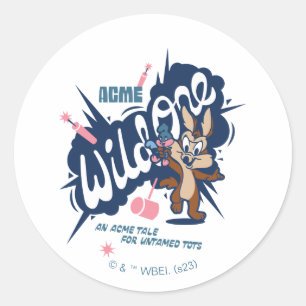 Sticker Rond Baby WILE E. COYOTE™ - Wild One