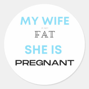 Sticker Rond Babyshower Gifts for him Baby Announcement Gift