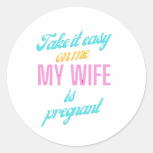 Sticker Rond Babyshower Gifts for him Baby Announcement Gift