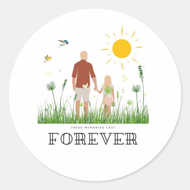 Sticker Rond Babyshower Gifts for him Baby Announcement Gift (Devant)