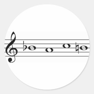 Sticker Rond Bach