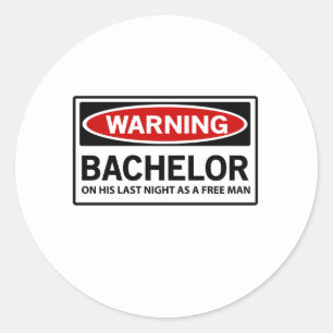 Sticker Rond Bachelor