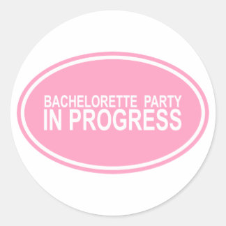 Sticker Rond Bachelorette rose en cours Cadeaux Tee - shirt