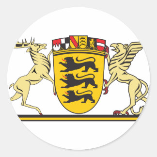 Sticker Rond badenwurtemberg_coa1
