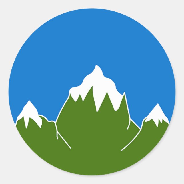 Sticker Rond Badge Ered Sul Populace (Devant)