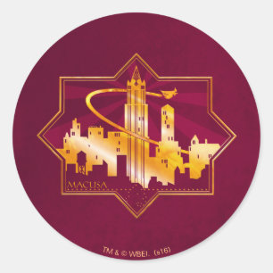 Sticker Rond Badge graphique MACUSA™