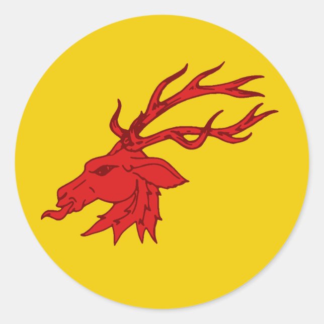 Sticker Rond Badge Populace du Canton de Saint-Georges (Devant)