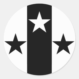 Sticker Rond Badge Populace du Royaume des Meridies